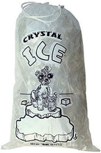 Load image into Gallery viewer, 10 lb Ice Bags with Drawstring (Pack of 100/500/1000 bags)
