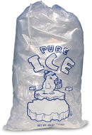 20 lb Ice Bags with Drawstring (Pack of 100/250/500 bags)